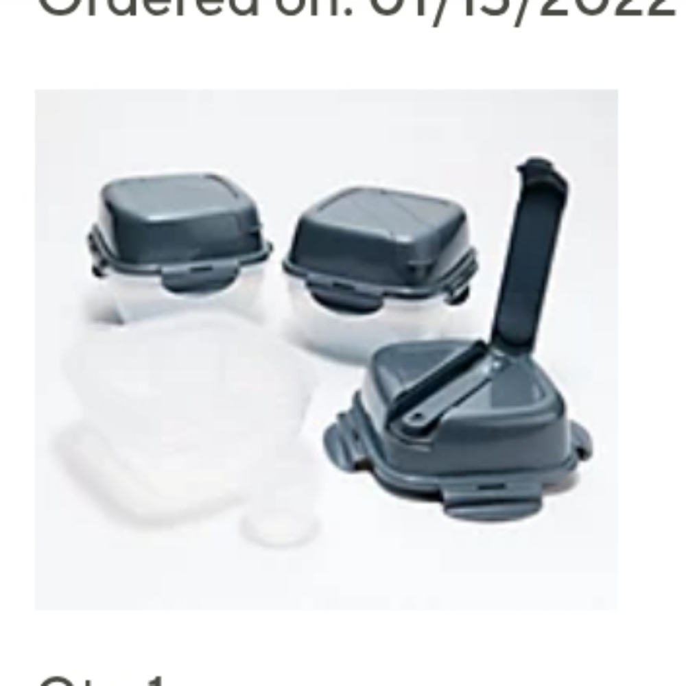 LocknLock Set of 3 Lunch Containers w. Utensils